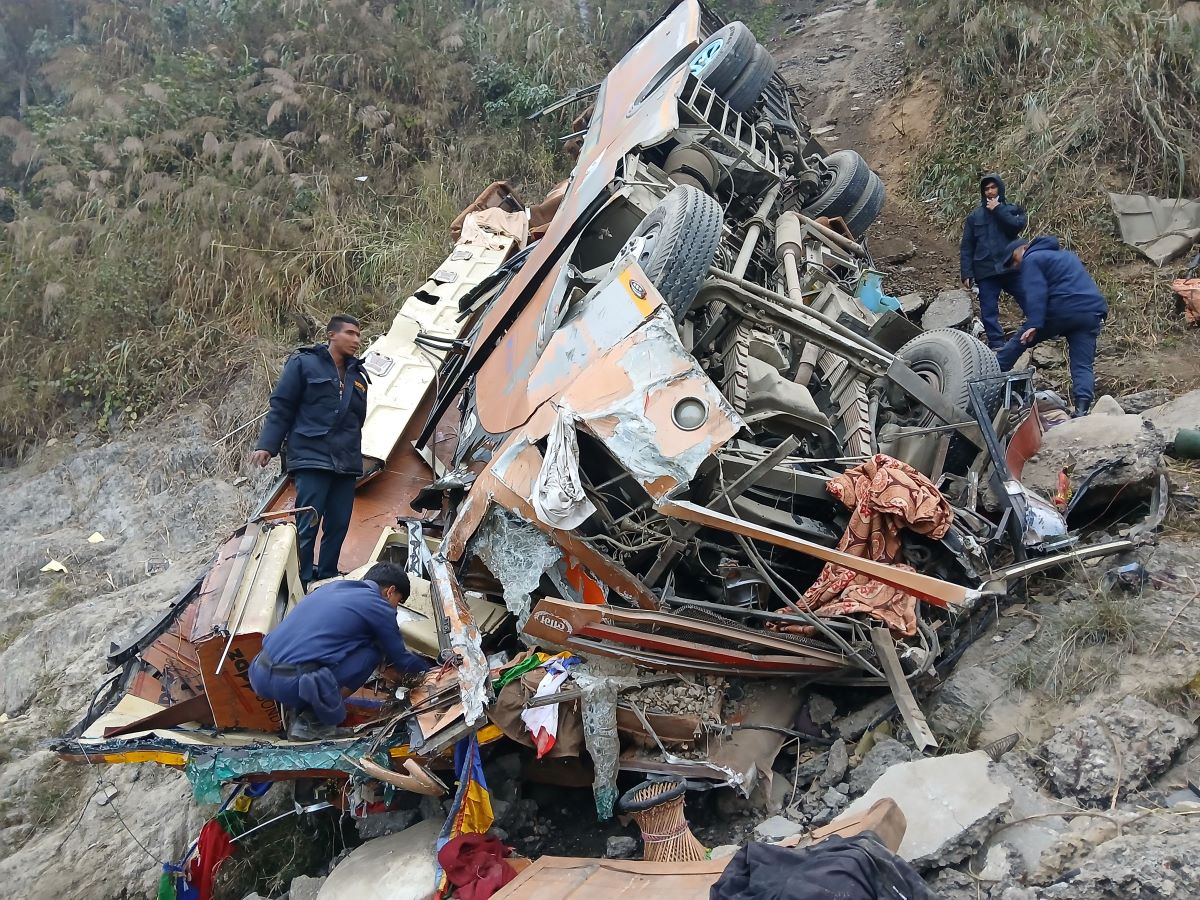 Nine victims identified as death toll from Dhading bus accident rises to 19