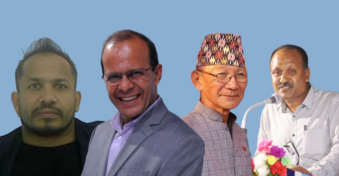 (From L) Karki, Rijal, Rai and Bagadiya