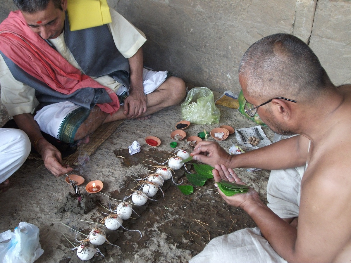 Representative photo of Hindu mourning rites. Photo Courtesy: harikrishnamurthy.wordpress.com