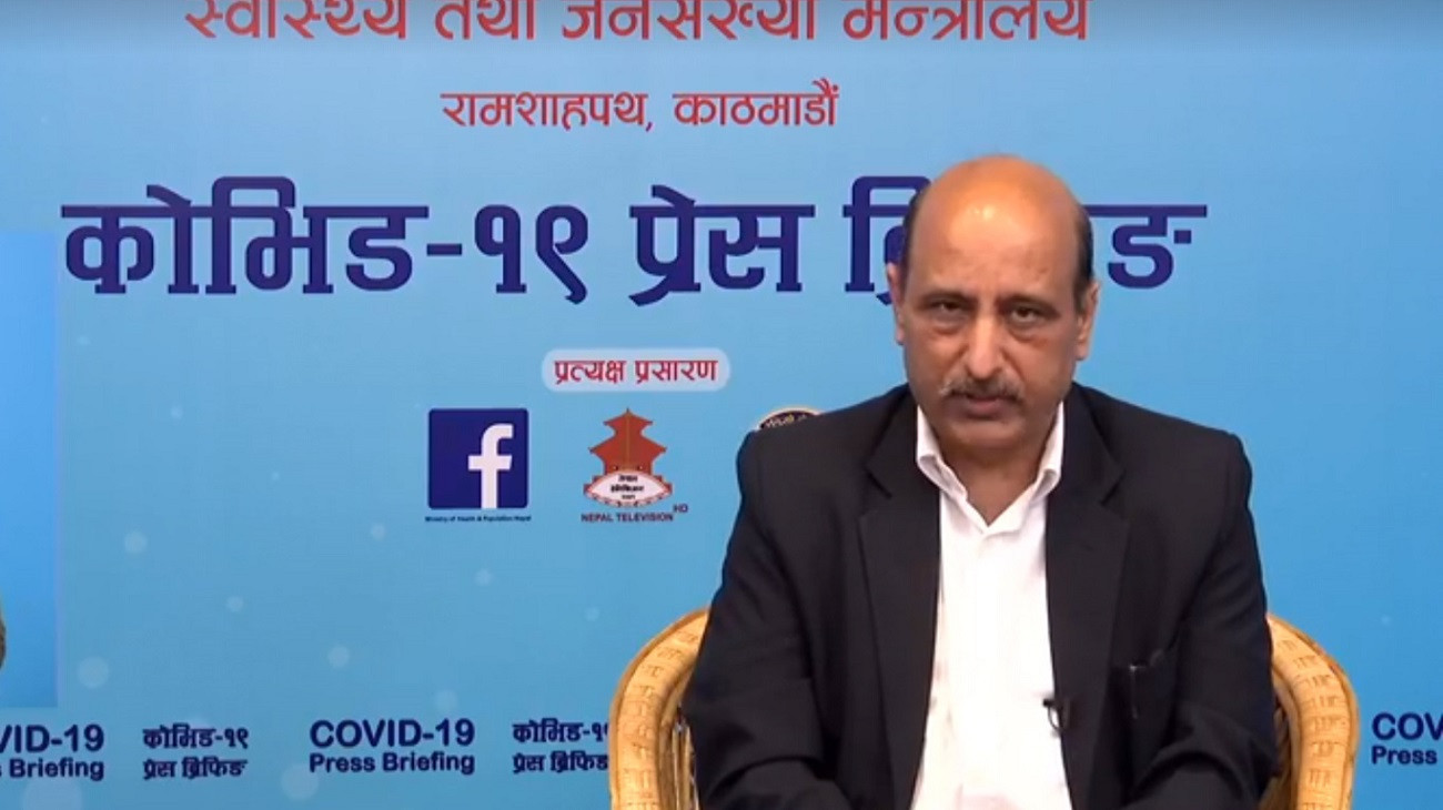 Health Ministry Spokesperson Dr Jageshwore Gautam.