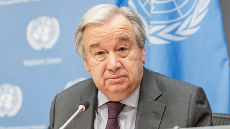 UN Secretary General Antonio Guterres