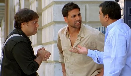 'भागम भाग' को दृश्यमा कलाकारहरू