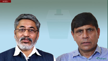 Bhusal (R) and Chaudhary.