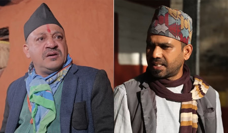 सिरियलको दृश्यमा दमन र राजु।