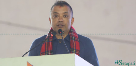 सभापति गगन थापा। फाइल तस्बिर।