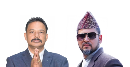Khadka (l) and Singh