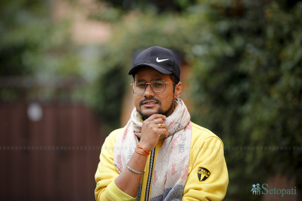 मोहन श्रेष्ठ 'अभिलाषी'। तस्बिरः नवीनबाबु गुरूङ/सेतोपाटी