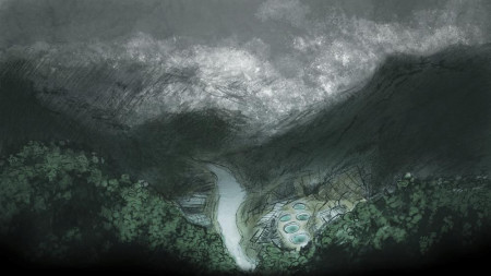 A depiction of a rare earth mining operation in Myanmar. AP/RSS Photo