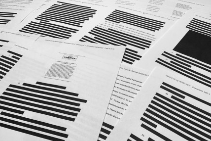 Pages from the affidavit by the FBI in support of obtaining a search warrant for former President Donald Trump's Mar-a-Lago estate are photographed Friday, Aug. 26, 2022. AP/RSS Photo