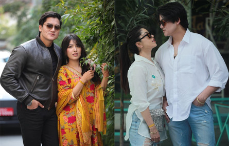 पूजा शर्मा र युद्ध बानियाँ। तस्बिर–सामाजिक सञ्जाल