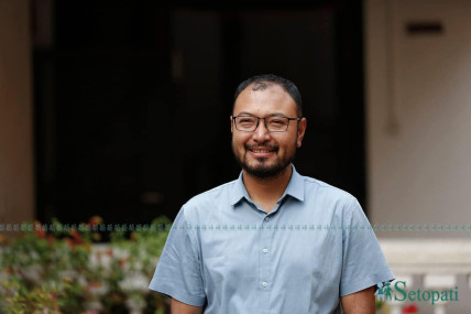 राजविक्रम महर्जन। तस्बिरः नवीनबाबु गुरूङ/ सेतोपाटी