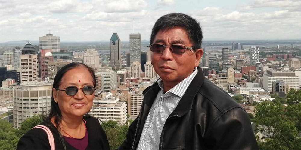 (Ashok Rai ( R) and wife Sushila Shrestha