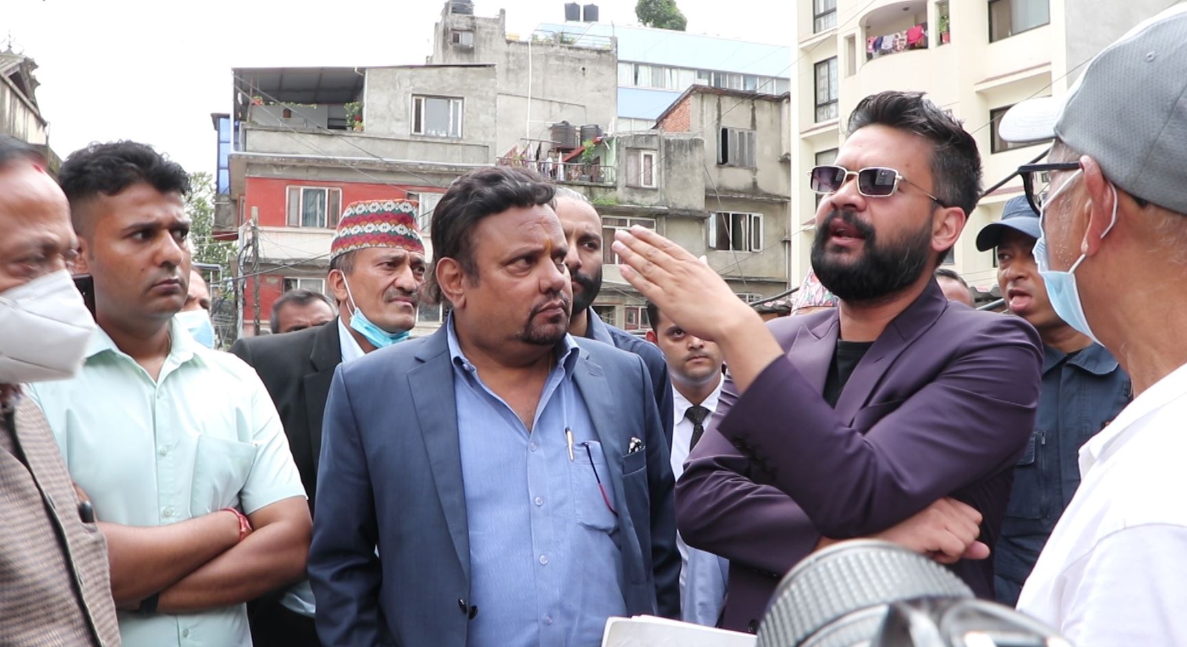 Balen Shah at Norvic on Tuesday.