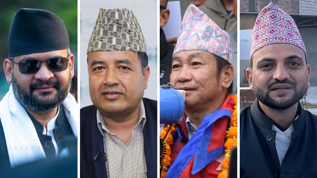 (From L) Shah, Basnet, Sampang and Bhusal