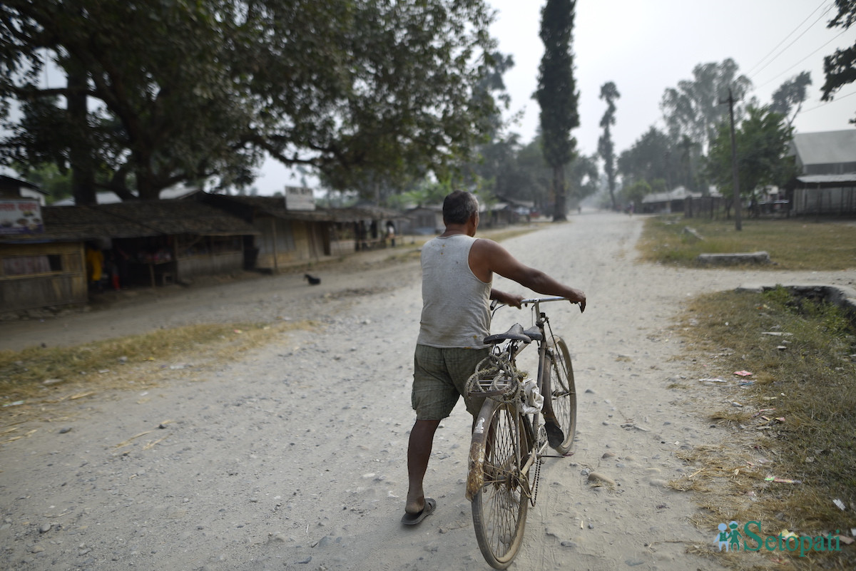 झापाको बेलडाँगीस्थित शरणार्थी शिविर। फाइल तस्बिर: नारायण महर्जन/सेतोपाटी