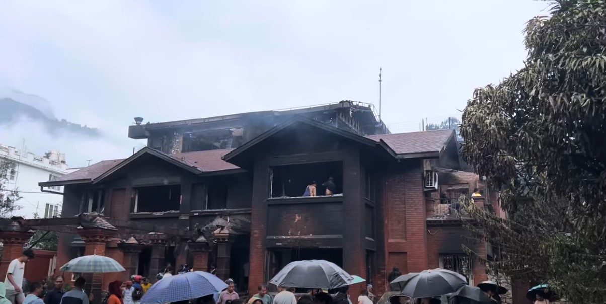 Burnt Deuba residence
