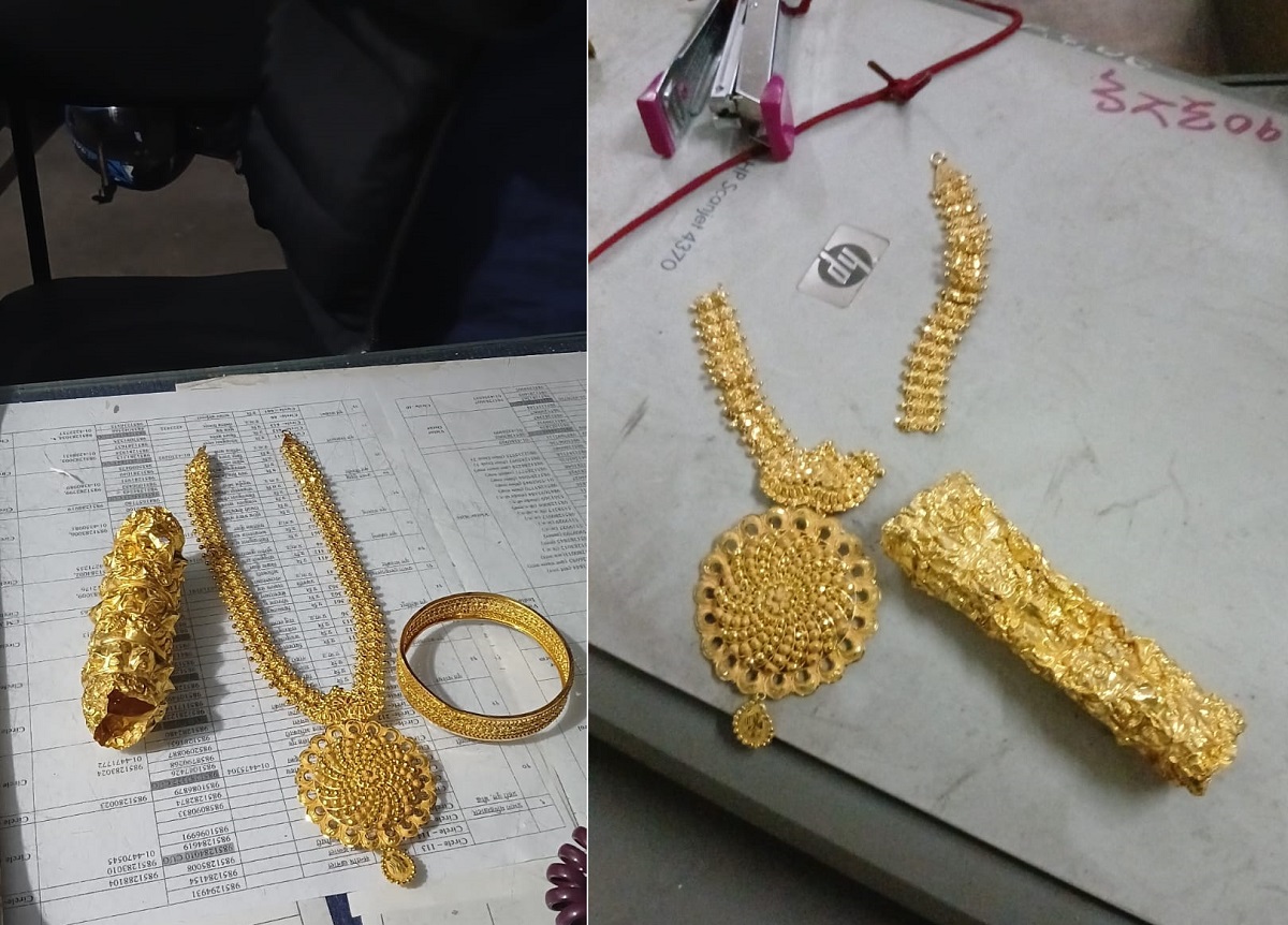 सुजनले कात्तिक २३ गते प्रहरी वृत्त बालाजुमा खिचेको तस्बिर (बायाँ) । गत सोमबार सुजनले जिल्ला अदालतमा खिचेको तस्बिर (दायाँ)।