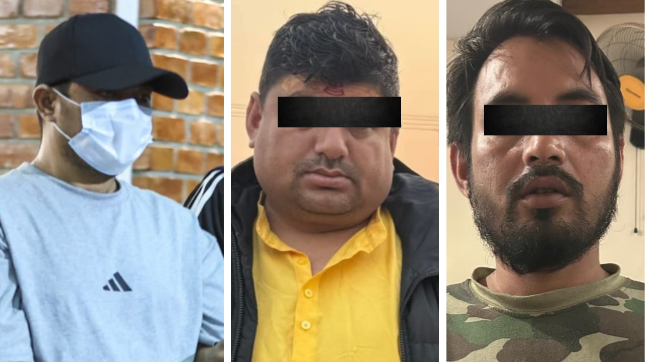 (From left) Jyoti Bahadur Bhandari, Subash Khatri, and Suresh Adhikari