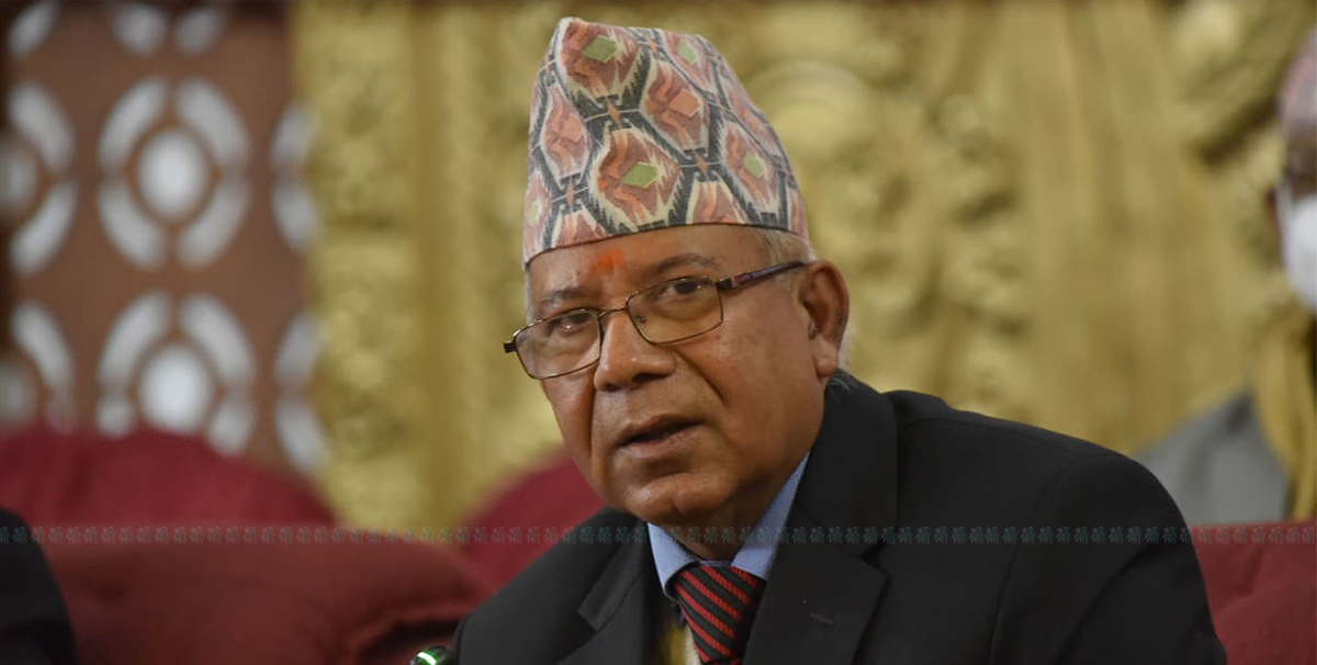 FILE - Madhav Kumar Nepal