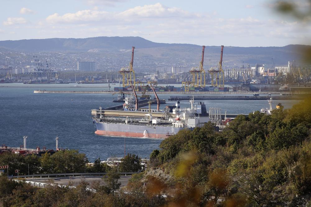 File photo of a ship with Russian oil. AP/RSS Photo