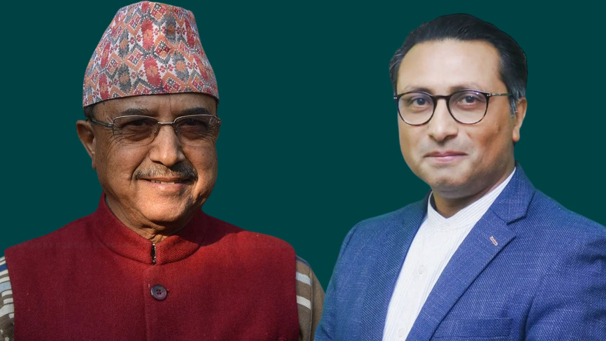 FILE - Purna Bahadur Khadka (left) and Swarnim Wagle