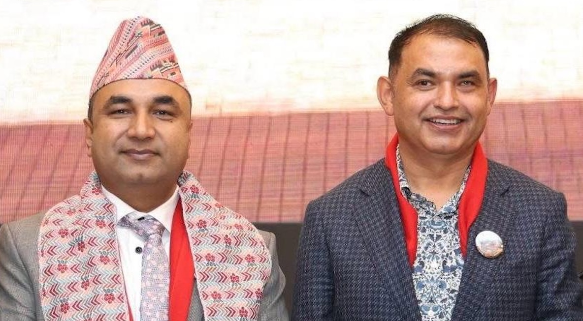 सञ्जीव शर्मा (बायाँ) र बद्री अर्याल