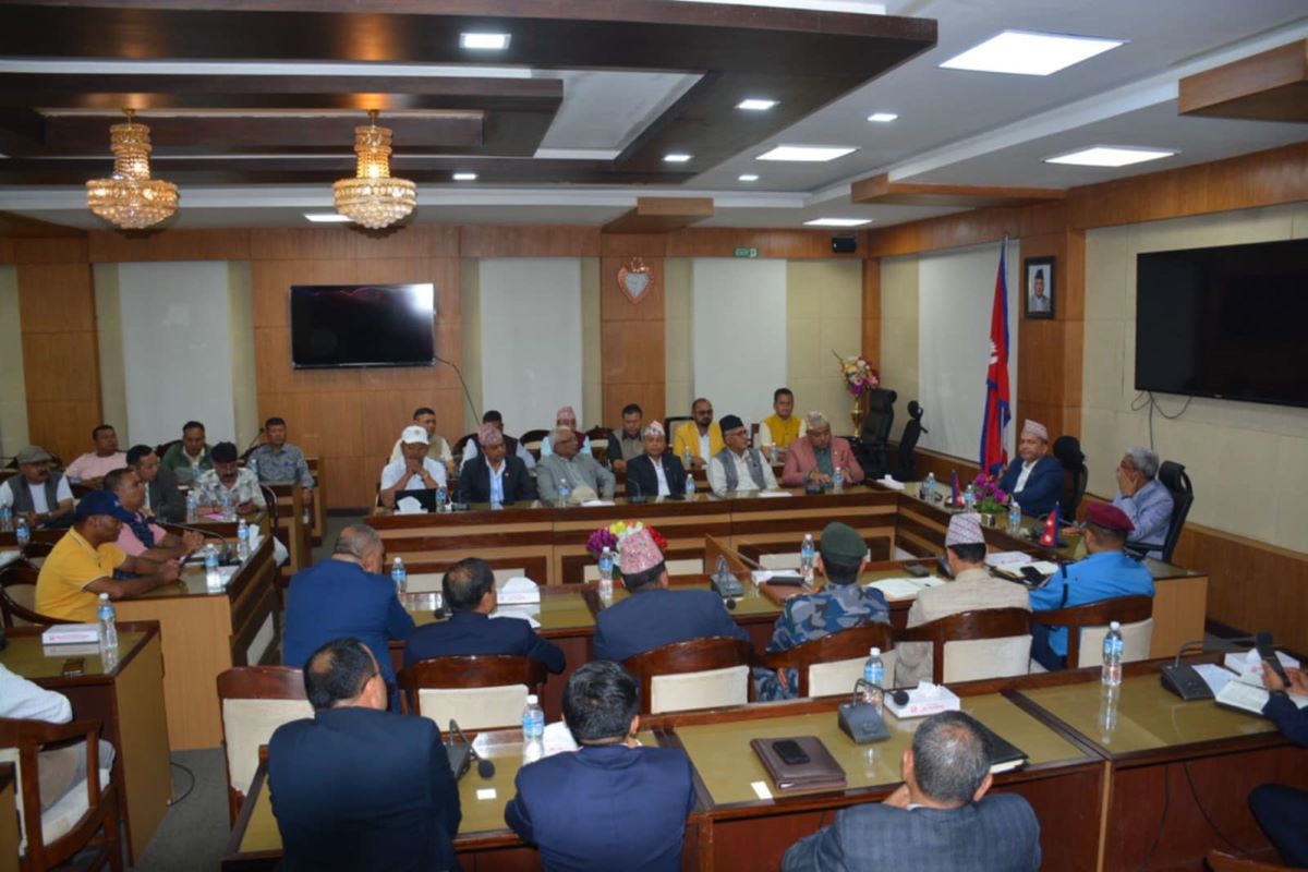 तस्बिरः गृहमन्त्रीको सचिवालय।