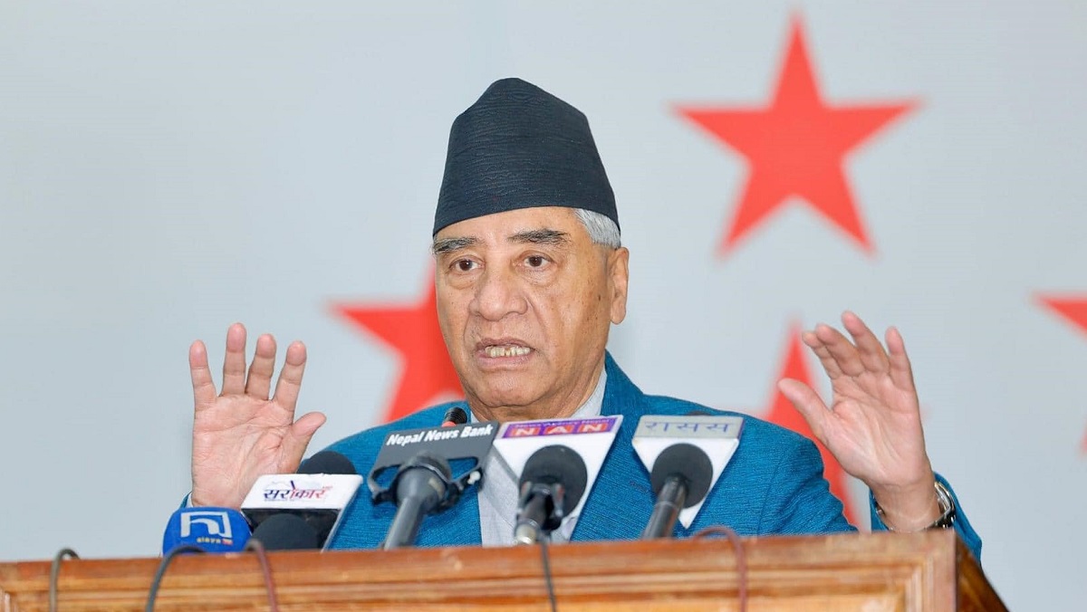 सभापति देउवा। फाइल तस्बिर।