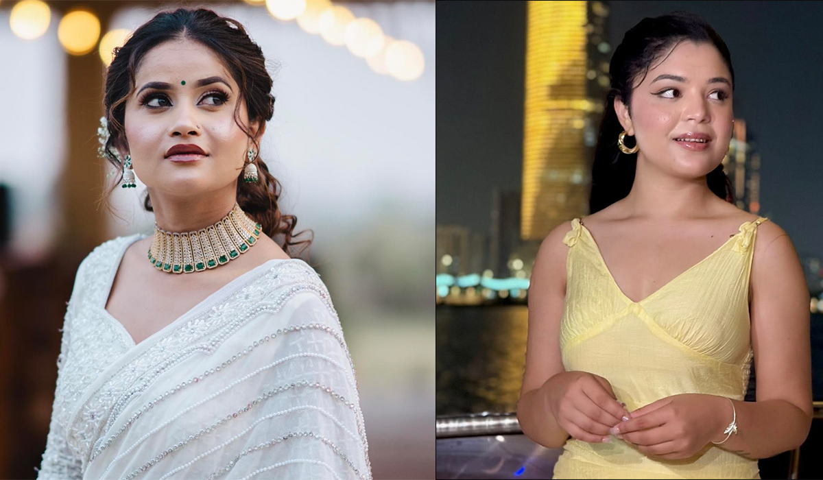 तस्बिर– एलिना र समीक्षाको फेसबुकबाट।