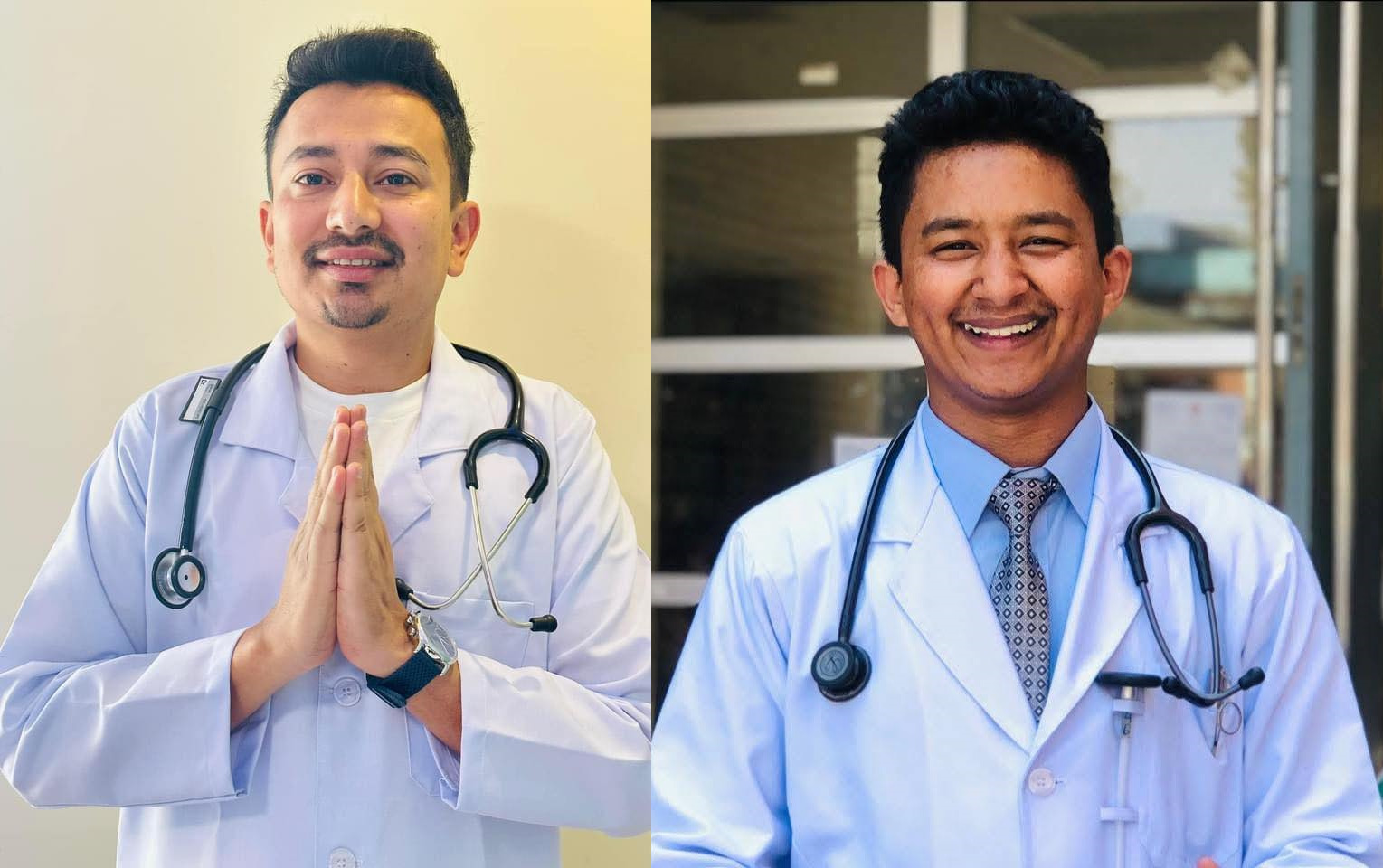 अनेरास्ववियुको नवनिर्वाचित अध्यक्ष डा. सुजन कडरिया र सचिवालय सदस्य डा. पुष्पराज भाम।