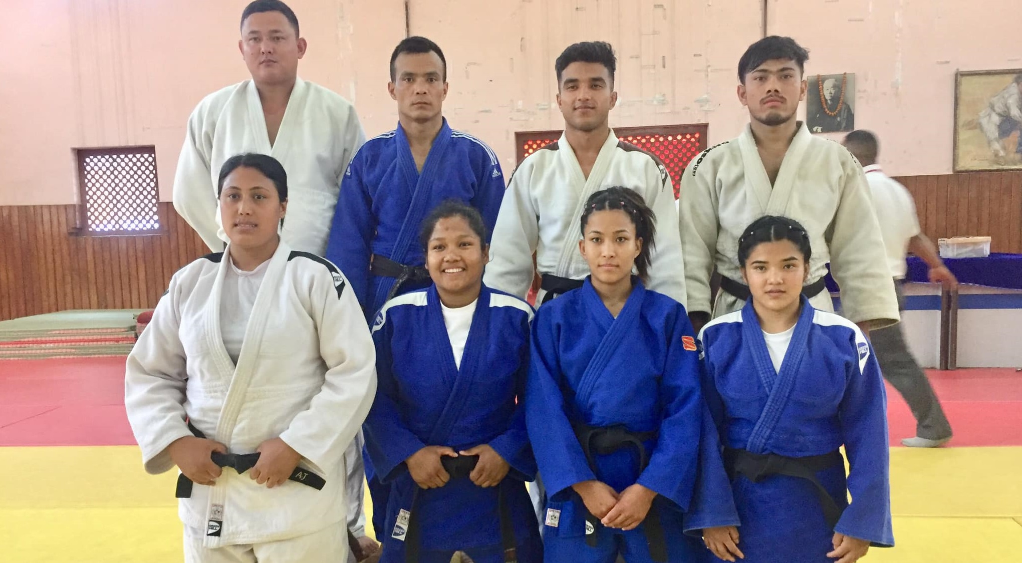 नेपाली जुडो टिम।