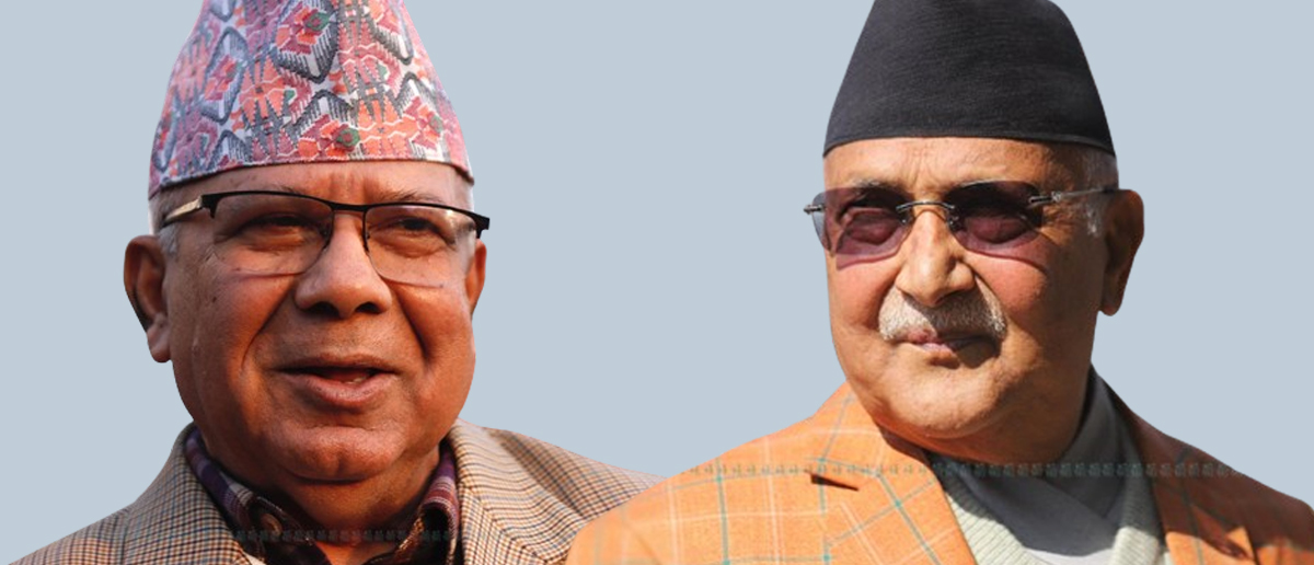 नेपाल र ओली। फाइल तस्बिर।