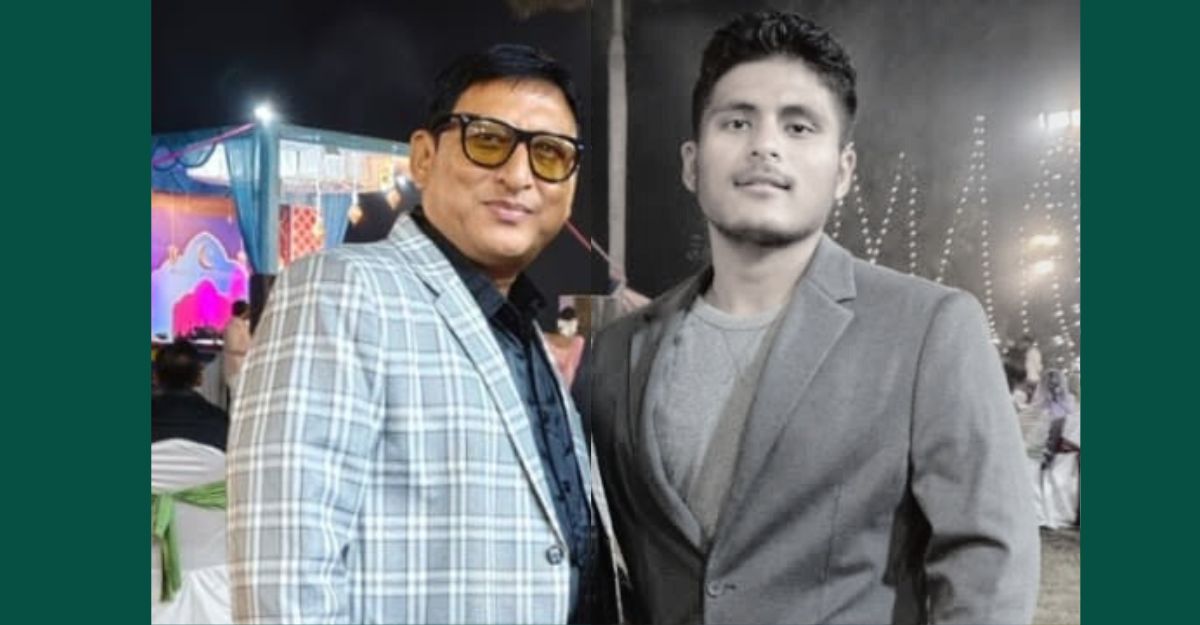 नरेन्द्र श्रेष्ठ र उनका छोरा सुलभराज श्रेष्ठ।