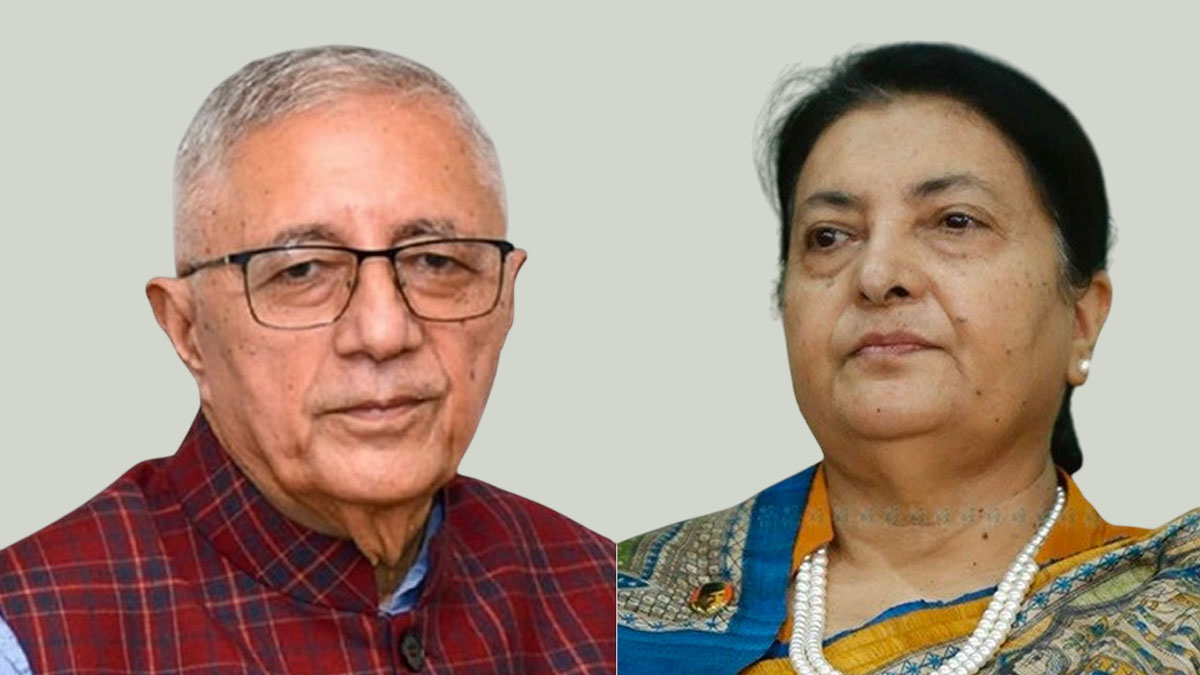 कोइराला र भण्डारी। फाइल तस्बिर।