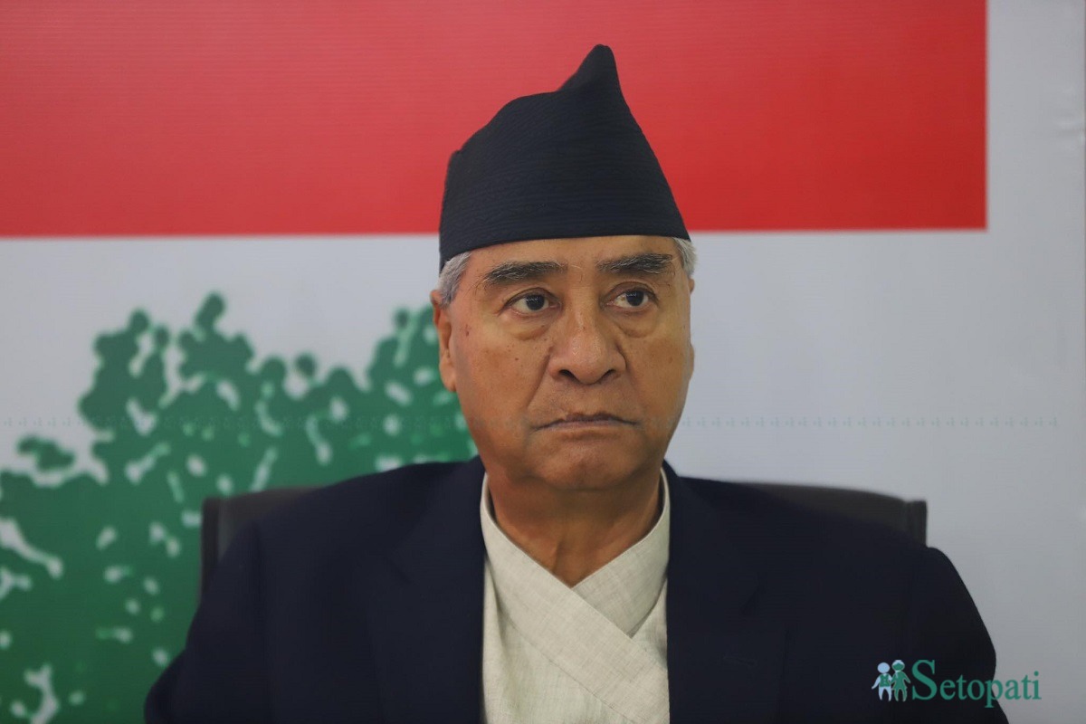 सभापति शेरबहादुर देउवा। फाइल तस्बिर।