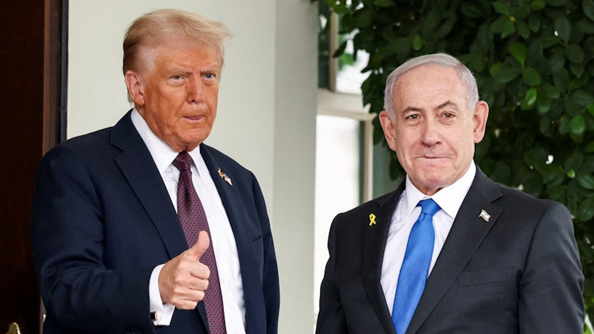 ट्रम्प र नेतन्याहू। फाइल तस्बिर।